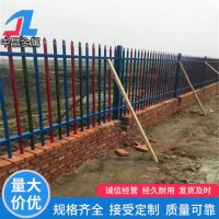 锌钢护栏能在建筑行业护栏厂家安装